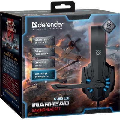  Defender Warhead G-390 LED Black-Blue (64038) -  12