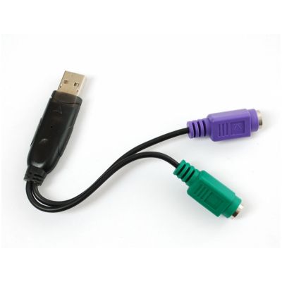  Dynamode USB 1.1 A Male - 2*PS/2 (USB to PS/2) -  1