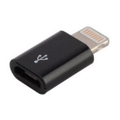  Lightning to Micro USB Lapara (LA-Lightning-MicroUSB-adaptor black) -  1