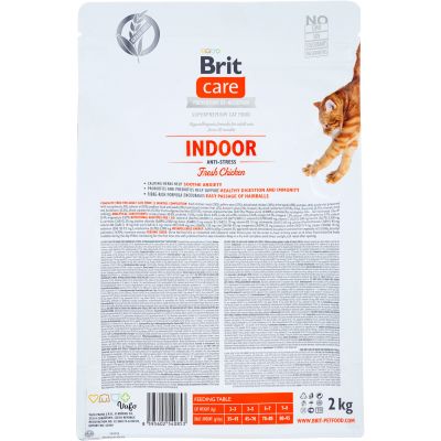     Brit Care Cat GF Indoor Anti-stress 2  (8595602540853) -  2