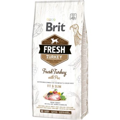     Brit Fresh Turkey/Pea Light Fit and Slim Adult 12  (8595602530793) -  1