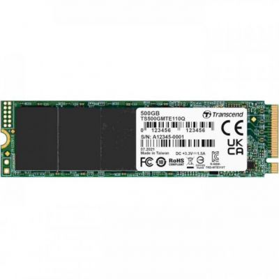  SSD M.2 2280 500GB Transcend (TS500GMTE110Q) -  1