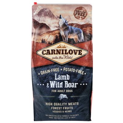     Carnilove Adult Lamb and Wild Boar 12  (8595602508921) -  1