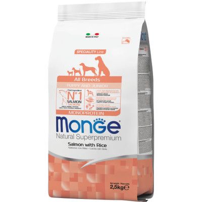     Monge Dog All breeds Puppy&Junior      2.5  (8009470011204) -  1