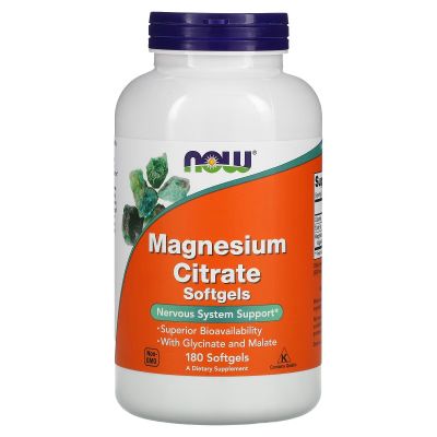  Now Foods  , Magnesium Citrate, 180  (NOW-01298) -  1