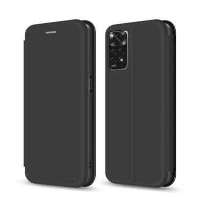     MakeFuture Xiaomi Redmi Note 11 Flip (Soft-Touch PU) Black (MCP-XRN11BK) -  1