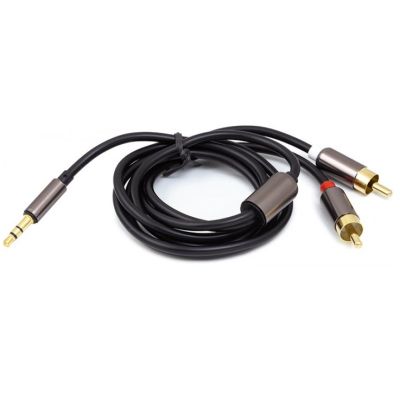   3.5 mm Stereo Plug - 2*RCA, 1 m PowerPlant (CA912834) -  1