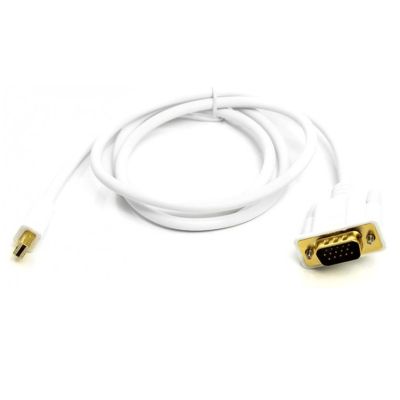   mini DisplayPort (M) to VGA (M), 1.0m, white PowerPlant (CA912155) -  1