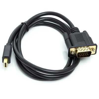   mini DisplayPort (M) to VGA (M), 1.0m, black PowerPlant (CA911998) -  1