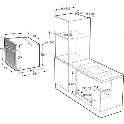   Gorenje BOS6737E13BG -  9