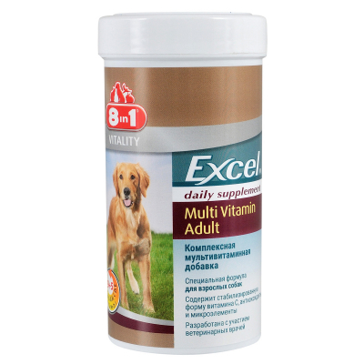    8in1 Excel Multi Vit-Adult     70  (4048422108665) -  1