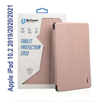    BeCover Soft Edge Pencil mount Apple iPad 10.2 2019/2020/2021 Pink (706815) -  1