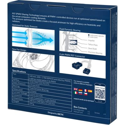    Arctic P14 PWM PST (ACFAN00125A) -  5