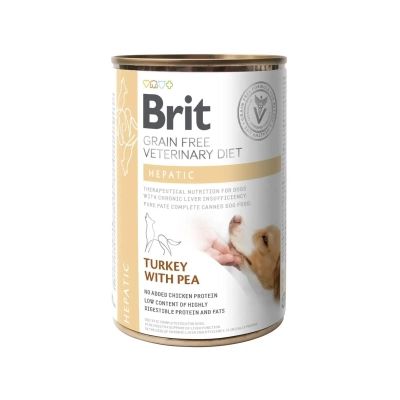    Brit GF VetDiets Dog Hepatic 400  (8595602536030) -  1