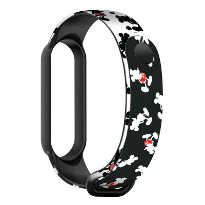     Armorstandart Cartoon  Xiaomi Mi Band 7/6/5 Mickey Siluet Black (ARM59256) -  1