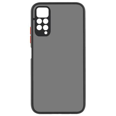   .  MakeFuture Xiaomi Redmi Note 11 Pro Frame (Matte PC+TPU) Black (MCMF-XRN11PBK) -  1