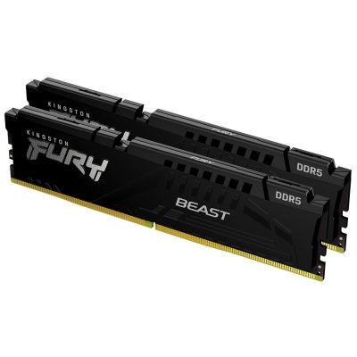 Kingston '  DDR5 32GB KIT (16GBx2) 5600 FURY Beast Black EXPO KF556C36BBEK2-32 -  1