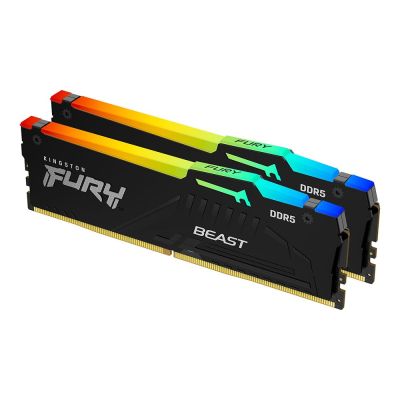     DDR5 32GB (2x16GB) 5200 MHz Beast RGB AM5 Black Kingston Fury (ex.HyperX) (KF552C36BBEAK2-32) -  1