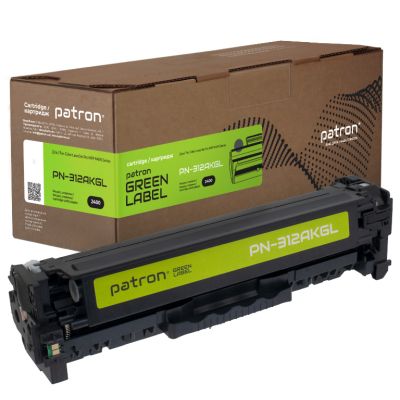  Patron HP 312A (CF380A) Green Label, black (PN-312AKGL) -  1