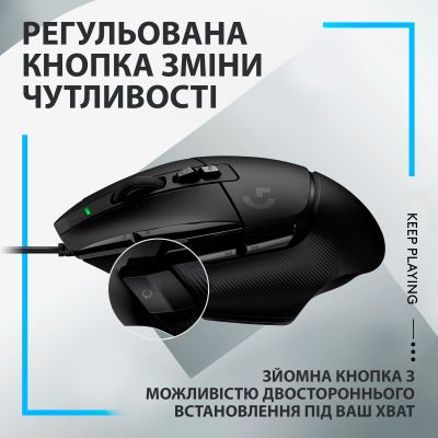  Logitech G502 X USB Black (910-006138) -  7