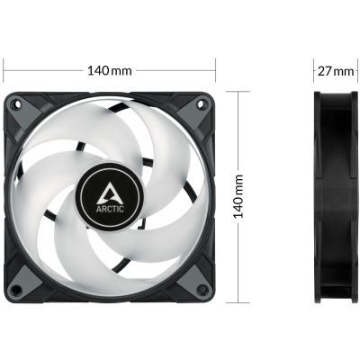    Arctic P14 PWM PST A-RGB (3-fan pack ) (ACFAN00257A) -  4