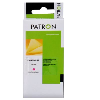  Patron Canon CLI-471M XL (0347C001) 10.8 , magenta (PN-471XL-M) -  1