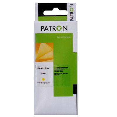  Patron Canon CLI-471Y XL (0348C001) 10.8 , yellow (PN-471XL-Y) -  1