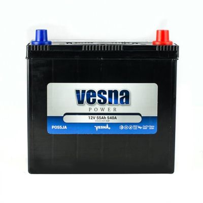   Vesna 55 Ah/12V Japan Euro (415 855) -  2