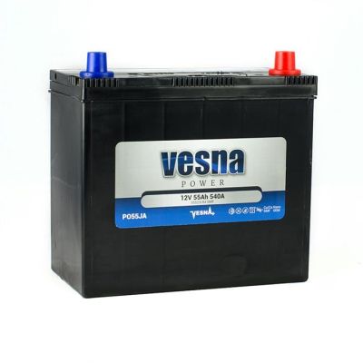   Vesna 55 Ah/12V Japan Euro (415 855) -  1