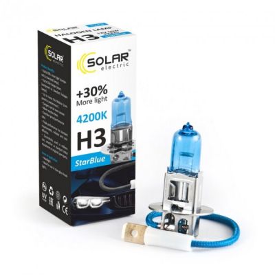  SOLAR H3 12V 55W PK22s StarBlue 4200K (1243) -  4