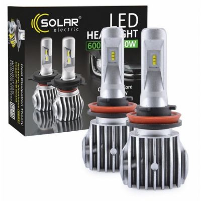  SOLAR H11 CANBUS 12/24V 6500K 6000Lm 50W Cree Chip 1860 (8611) -  5