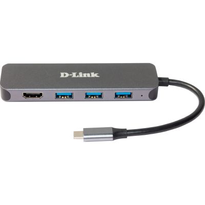  D-Link USB-C 3xUSB3.0, 1xUSB-C, 1xHDMI (DUB-2333) -  1