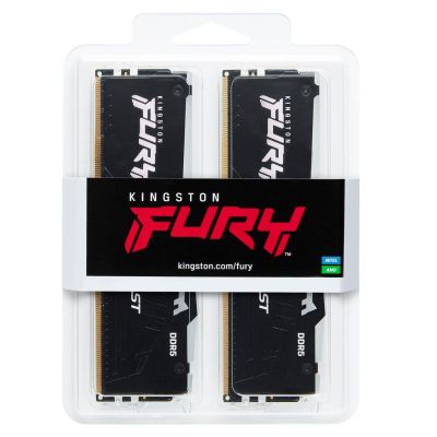  '  ' DDR5 16GB (2x8GB) 4800  FURY Beast RGB Kingston Fury (ex.HyperX) (KF548C38BBAK2-16) -  4