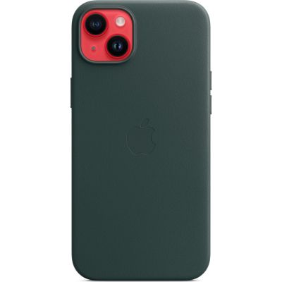   .  Apple iPhone 14 Plus Leather Case with MagSafe - Forest Green,Model A2907 (MPPA3ZE/A) -  5