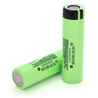  18650 Li-Ion NCR18650B TipTop, 3400mAh, 6.8A, 4.2/3.6/2.5V, green, OEM Panasonic (NCR18650B) -  1