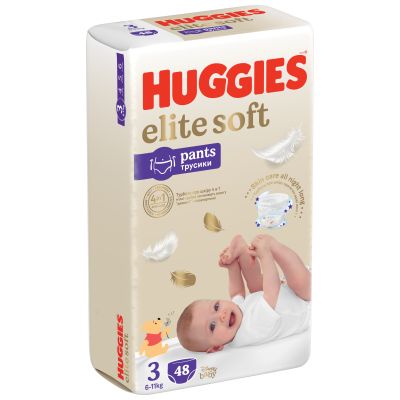  Huggies Elite Soft 3 (6-11 ) Mega 48  (5029053549293) -  3