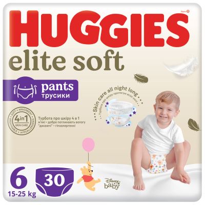 ϳ Huggies Elite Soft 6 (15-25 ) Mega 30  (5029053582436) -  1