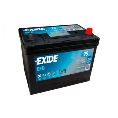   EXIDE START-STOP EFB 75Ah ASIA  (-/+) (750EN) (EL754) -  1