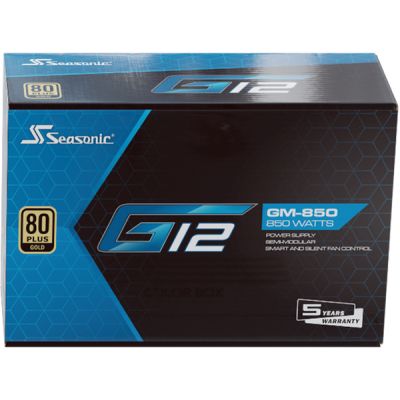   Seasonic 850W G12 GM-850 GOLD (A851GMAFH) -  8