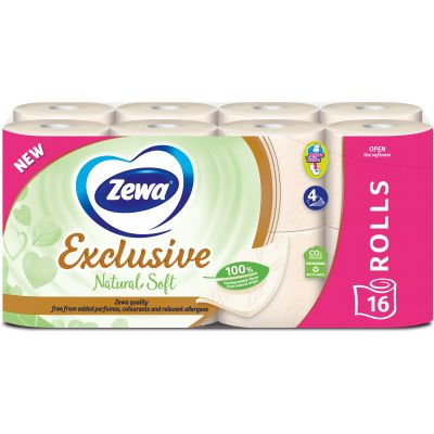   Zewa Exclusive Natural Soft 4  16  (7322541361918) -  2