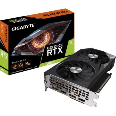 ³ GF RTX 3060 8GB GDDR6 Gaming OC Gigabyte (GV-N3060GAMING OC-8GD) -  1