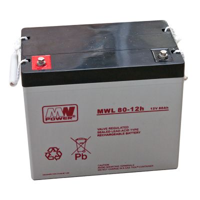       MWPower AGM 12V-80Ah (MWL 80-12) -  1