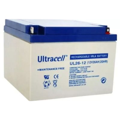       Ultracell 12V-26Ah, AGM (UL26-12) -  1