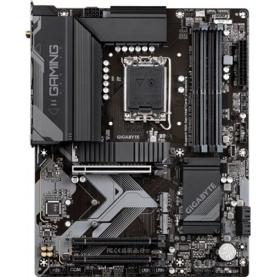   LGA1700, Gigabyte B760 GAMING X AX DDR4, B760, 4xDDR4, Int.Video(CPU), 4xSATA3, 3xM.2, 1xPCI-E 16x 4.0, 2xPCI-E 16x 3.0, Realtek 7.1, RTL8125BG, WiFi6, Bluetooth 5.2, 6xUSB3.2/9xUSB2.0, HDMI/DP, ATX -  2