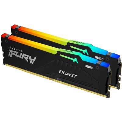     DDR5 32GB 5200 MHz Beast RGB Kingston Fury (ex.HyperX) (KF552C40BBA-32) -  1