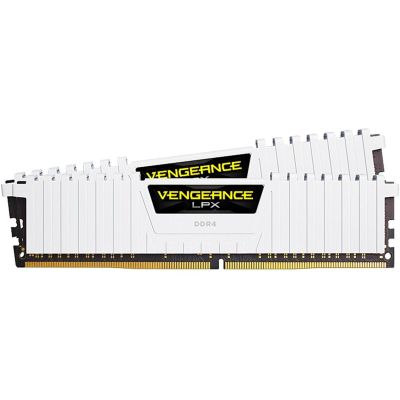  '  ' DDR4 32GB (2x16GB) 3200 MHz LPX White Corsair (CMK32GX4M2E3200C16W) -  1