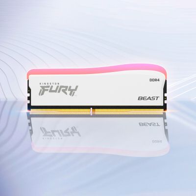     DDR4 16GB 3600 MHz Beast White RGB SE Kingston Fury (ex.HyperX) (KF436C18BWA/16) -  7