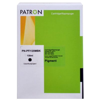  Patron Canon PFI-120MBK (2884C001AA) 130  (PN-PFI120MBK) -  1