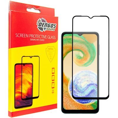   Dengos Full Glue Samsung Galaxy A04s black frame (TGFG-237) -  1