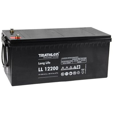       Triathlon AGM 12V 200Ah, Long Life (LL12200) -  1